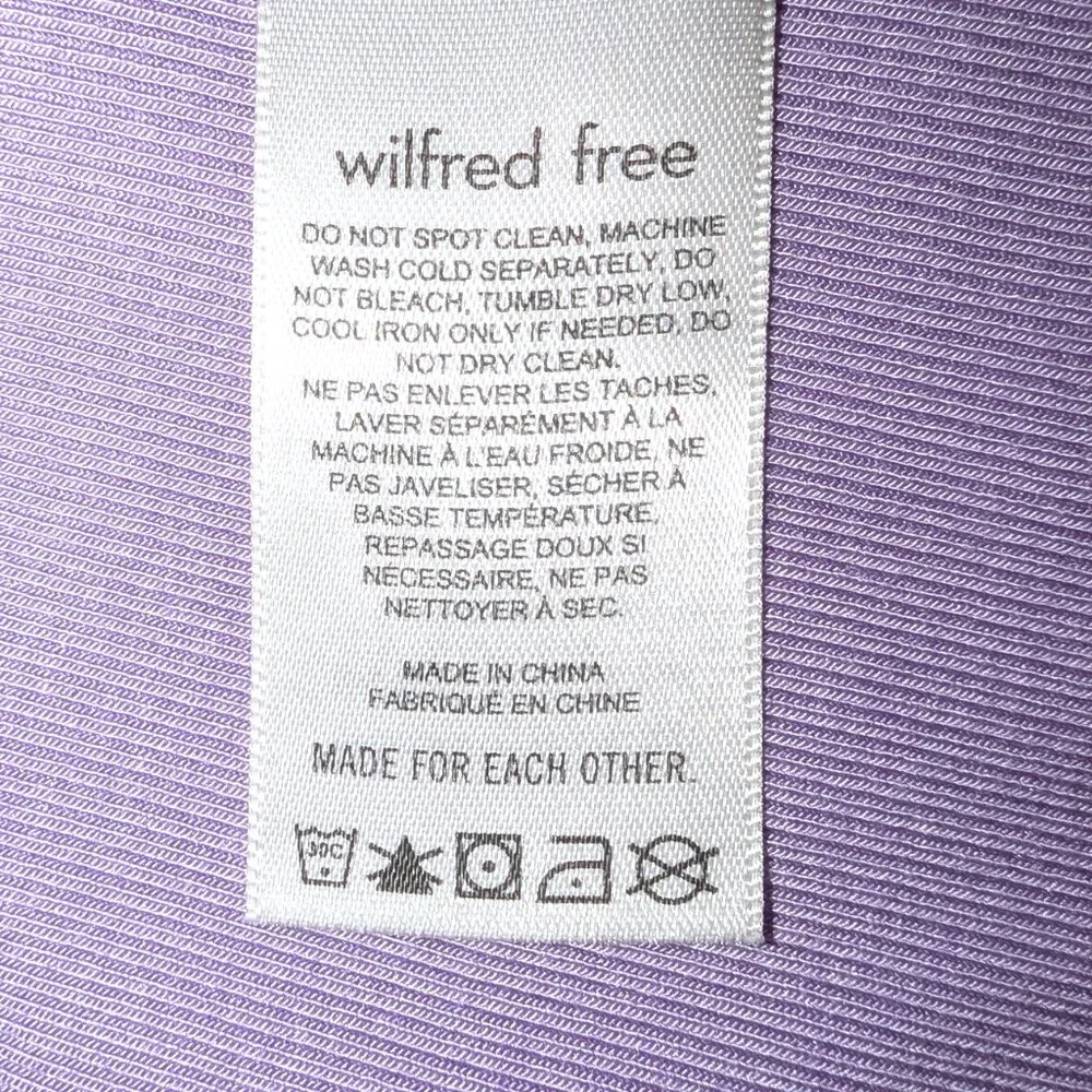 Wilfred Free | Aritzia Ribbed Tank Midi Dress in Lilac Purple | Size Small - Picture 8 of 11